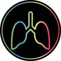 Lungs Vector Icon Design