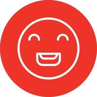 Laugh Beam Vector Icon Design