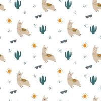 llama print pattern vector