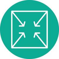 Compress Arrows Alt Vector Icon Design