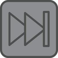 Fast Forward Vector Icon Design