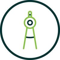 Drafting Compass Vector Icon Design