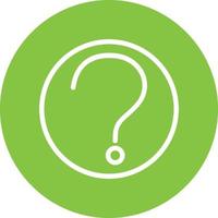 Question Circle Vector Icon Design