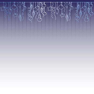Vector hand drawn template. Christmas, winter doodle elements. Festive holiday design for background, print, textile, fabrics, gift bags, wrapping paper.