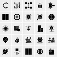 25 Universal Business Icons Vector Creative Icon Illustration to use in web and Mobile Related project