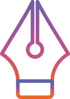 Pen Nib Vector Icon Design