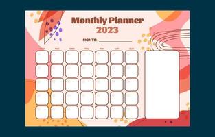 Monthly Timeline Template vector