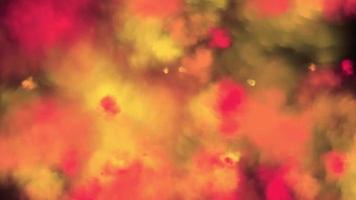 colorato movimento di il nebulosa su un' nero sfondo video