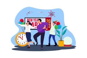 Time to Party Flat Design vector