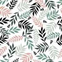 Leaves seamless pattern. Print for fabrics, clothes, goods, websites vector