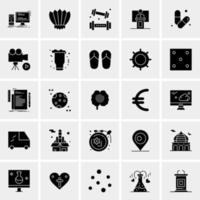 25 Universal Business Icons Vector Creative Icon Illustration to use in web and Mobile Related project