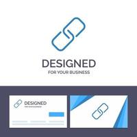 Creative Business Card and Logo template Clip Paper Pin Metal Vector Illustration