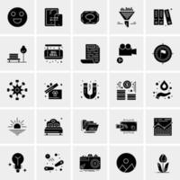 25 iconos de negocios universales vector ilustración de icono creativo para usar en proyectos relacionados con la web y dispositivos móviles