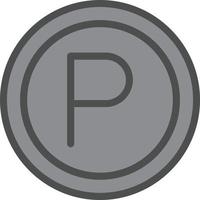 Parking Vector Icon Design