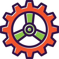 Cog Vector Icon Design