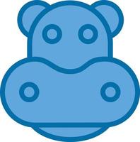Hippo Vector Icon Design
