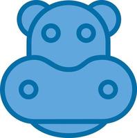 Hippo Vector Icon Design