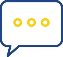 Comment Dots Vector Icon Design