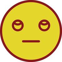 Meh Rolling Eyes Vector Icon Design