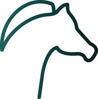 Horse Head Vector Icon Design