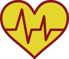 Heartbeat Vector Icon Design