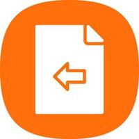 File Import Vector Icon Design