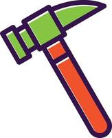 Hammer Vector Icon Design