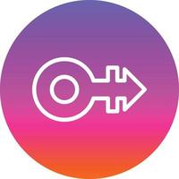 Mars Stroke H Vector Icon Design