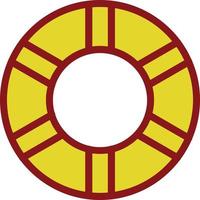 Life Ring Vector Icon Design