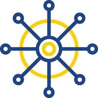 Dharmachakra Vector Icon Design