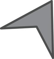 Location Arrow Vector Icon Design