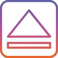 Eject Vector Icon Design