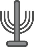 Menorah Vector Icon Design