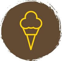 Ice Cream Vector Icon Design