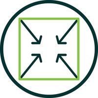 Compress Arrows Alt Vector Icon Design