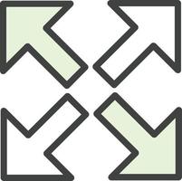 Expand Arrows Alt Vector Icon Design