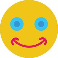 diseño de icono de vector de sonrisa