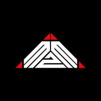 MZM letter logo creative design with vector graphic, MZM simple and modern logo.