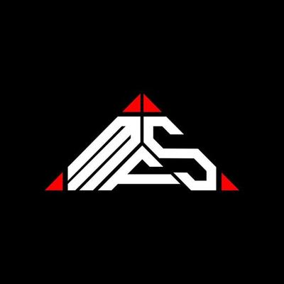 MFS letter logo creative design with vector graphic, MFS simple and modern logo.