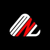 diseño creativo del logotipo de la letra mnu con gráfico vectorial, logotipo simple y moderno de mnu. vector