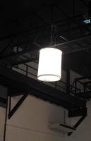 Studio Hanging Light Tent equipment or big lamp for movie shooting and flare of light in camera. photo