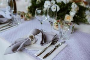 copas de boda para vino y champán foto