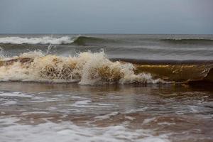 Baltic Sea Coast at Sunset photo