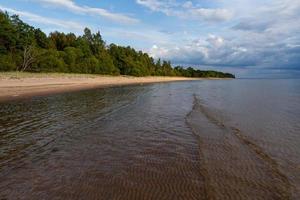 Baltic Sea Coast at Sunset photo