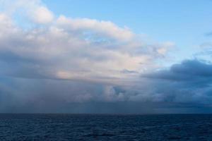 Cloudy Seascapes in Baltic Sea photo