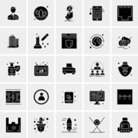 25 iconos de negocios universales vector ilustración de icono creativo para usar en proyectos relacionados con la web y dispositivos móviles