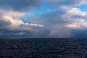 Cloudy Seascapes in Baltic Sea photo