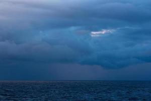 Cloudy Seascapes in Baltic Sea photo