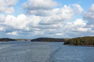 Cloudy Seascapes in Baltic Sea photo