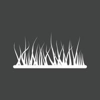 Grass Line Inverted Icon vector